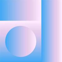 Vector Geometric Smooth blue pink gradient Background