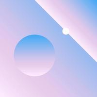 Vector Geometric Smooth blue pink gradient Background