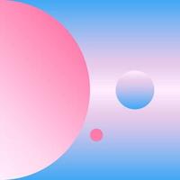 Vector Geometric Smooth blue pink gradient Background