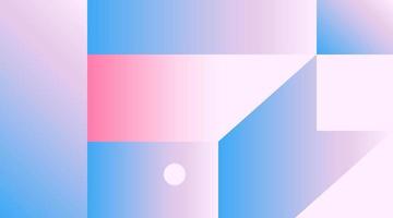 Vector Geometric Smooth blue pink gradient Background