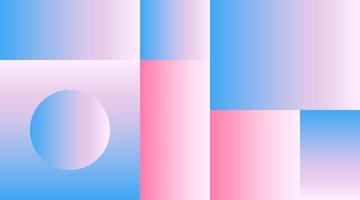 Vector Geometric Smooth blue pink gradient Background