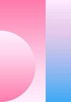 Vector Geometric Smooth blue pink gradient Background