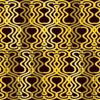 Vector seamless abstract pattern with chains on dark brown background.