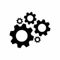 Gear setting icon graphic design template Vector Image