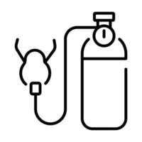 oxygen tank Modern concepts design, vector illustration