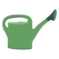 Watering can icon on white background. Vector illustration.