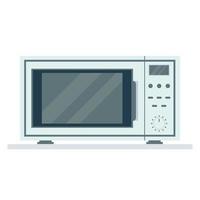 Microwave icon. Flat style. Vector illustration.