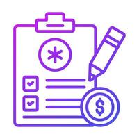 medicine record Modern concepts design, vector illustration