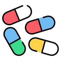 capsules Modern concepts design, vector illustration