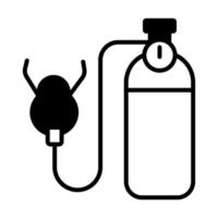 oxygen tank Modern concepts design, vector illustration