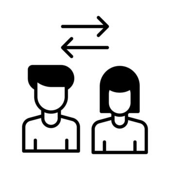 shift rotation Modern concepts design, vector illustration