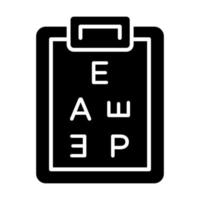 eye chart Modern concepts design, vector illustration