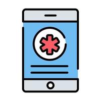 medical app Modern concepts design, vector illustration