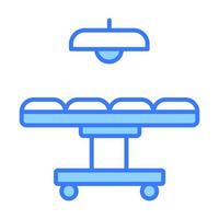 surgical table Modern concepts design, vector illustration