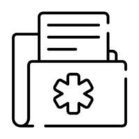 medical folder Modern concepts design, vector illustration