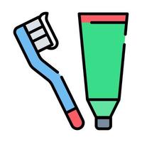 toothbrush Modern concepts design, vector illustration