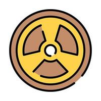 radioactive Modern concepts design, vector illustration