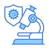 microscope Modern concepts design, vector illustration