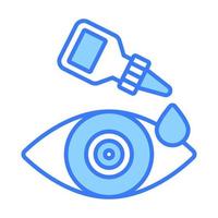 eye drop Modern concepts design, vector illustration