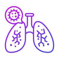 lungs Modern concepts design, vector illustration