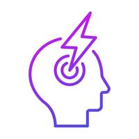 migraine Modern concepts design, vector illustration