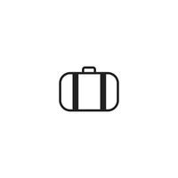 suitcase icon vector illustration design template