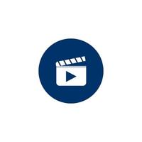 Clapper Board icon vector