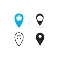 location icon  vector design template