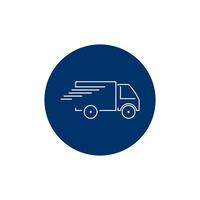 delivery truck logo  vector illustration design template