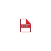 PDF icon  vector illustration template design