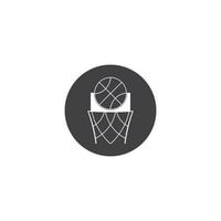 Basketball logo  vector illustration template design