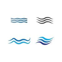 Water Wave icon vector illustration design template