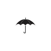 diseño de plantilla de ilustración de vector de icono de paraguas