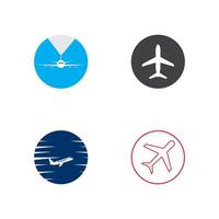 Airplane icon vector illustration design template