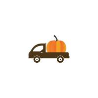 pumpkin icon vector illustration design template