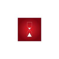 Hourglass icon  vector illustration template design