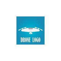 Drone logo vector illustration design template