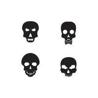 Skull icon vector illustration design template