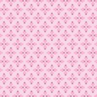 Pink pattern. Fabric pattern. Square pattern for cloth. Pink square background. Cute pattern. vector