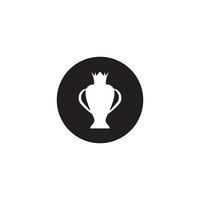 trophy icon vector illustration design template