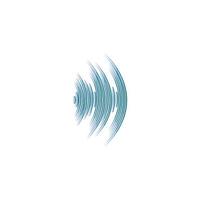 sound wave logo vector illustration design template