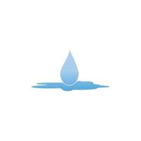 water drop logo vector illustration design template