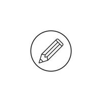 Pencil icon  vector illustration template design