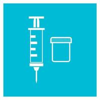 Syringe icon  vector illustration template design