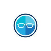 eyeglasses logo vector illustration design template.