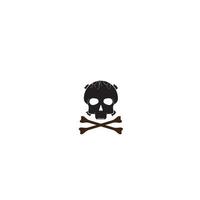 Skull icon vector illustration design template