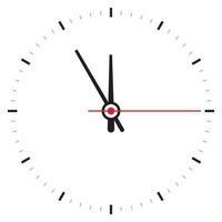 diseño de plantilla de ilustración de vector de icono de reloj