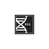 DNA logo vector illustration design template