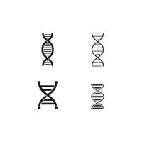 DNA icon vector illustration design template