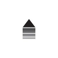 Upload icon vector illustration design template